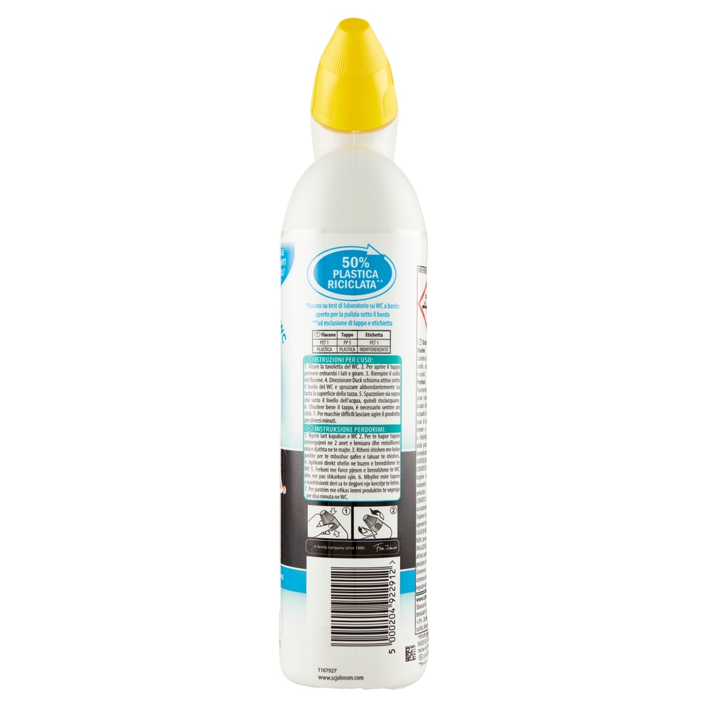 Duck WC Gel Candeggina - Liquido per WC, Fragranza Marine, 750 ml